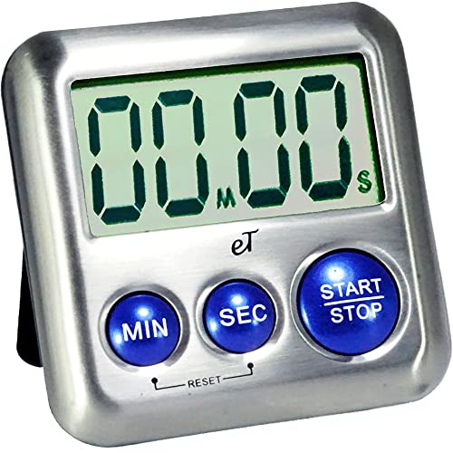 Elegant Digital Kitchen Timer Stainless Steel (Plumberry)