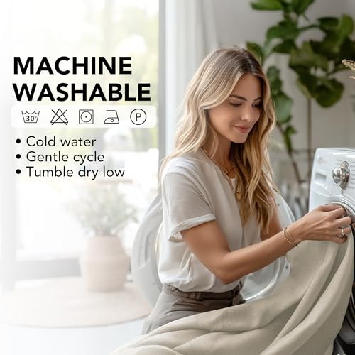 100% Blackout Linen Curtains 84 Inch Long for Living Room Bedroom (Light Taupe/Linen Total Blackout / 52"W x 84"L (Pack of 2))
