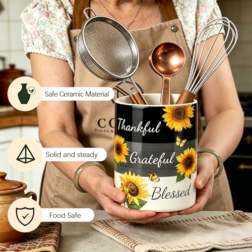 Sunflower Kitchen Utensil Holder