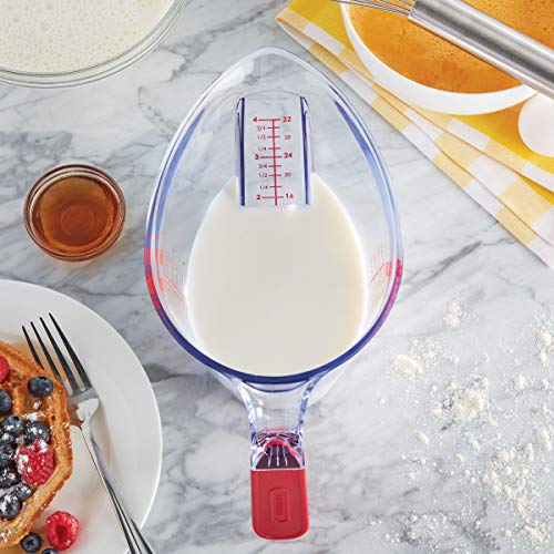 Pro Angled Measuring Cup (4-cup / Red)