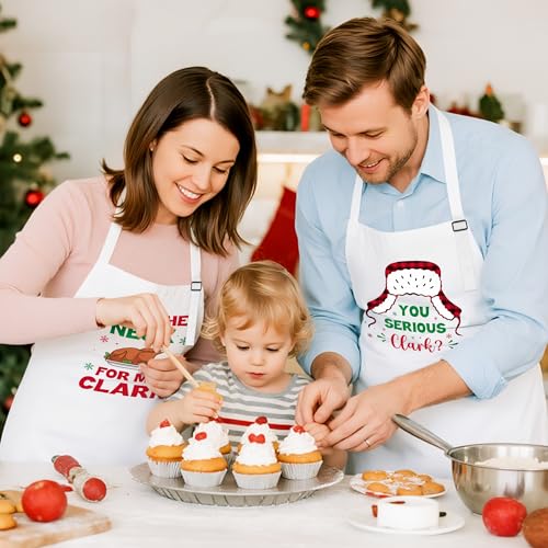 Christmas Matching Aprons for Couples (Christmas Holiday C)