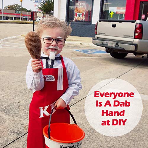 Kid's Apron with Chef Hat Set (Red)