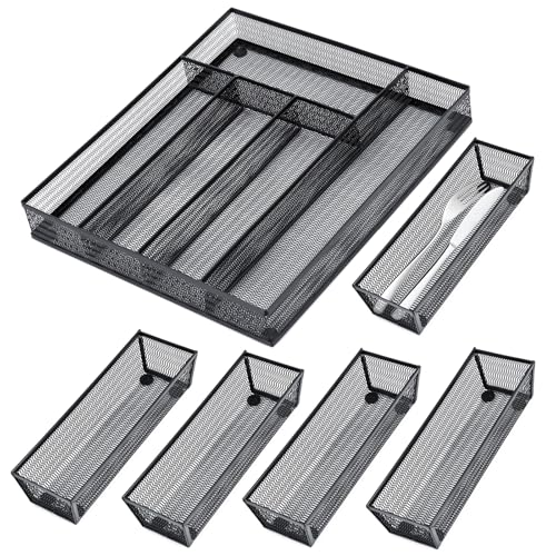 Drawer Organizer Set (Black-6L pack)