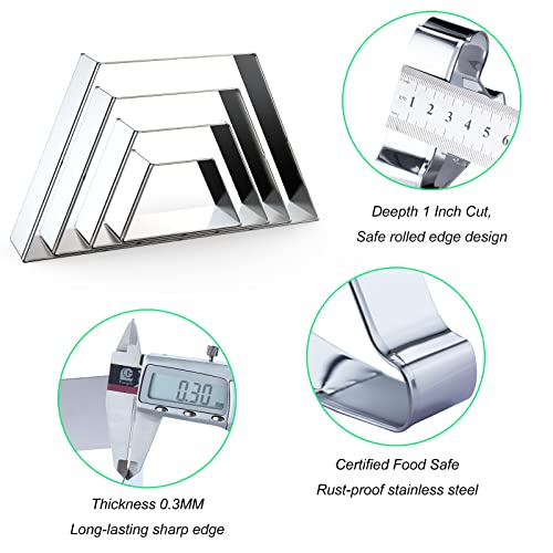 Trapezoid Cookie Cutter Set Large (Trapezoid)