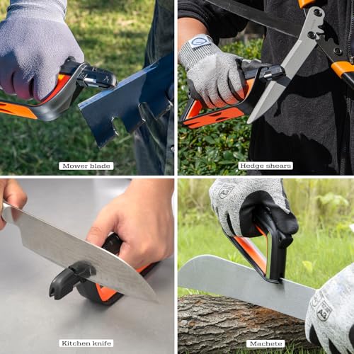 103N All-in-1 Knife Garden Tool Lawn Mower Blade Sharpener (1-Pack)