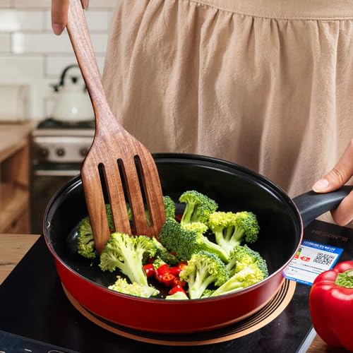 Wooden Spoons for Cooking Non (5 Piece Set)