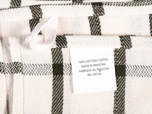 Assorted Flat Kitchen Towels (Olive / 18 x 28 - 10 Pack)