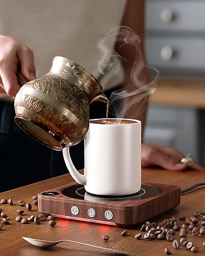 Coffee Mug Warmer for Desk (Wood)