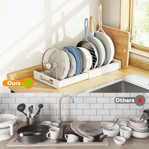 Pot and Pan Organizer (2pcs / White)