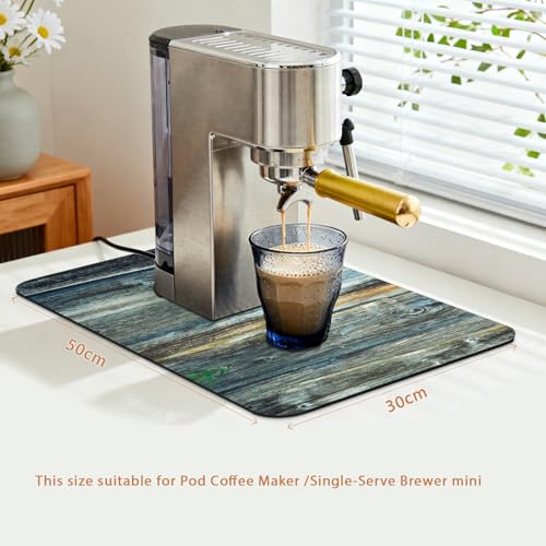 Small Coffee Mat 19x12 Inch (Wood Grain Panel / 19" x 12")