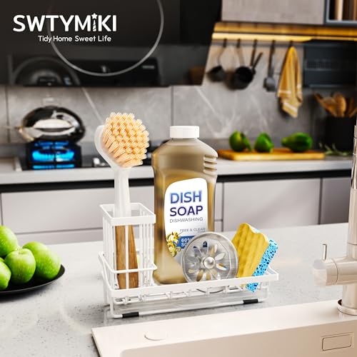 Sink Caddy Sponge Holder (White / Medium)