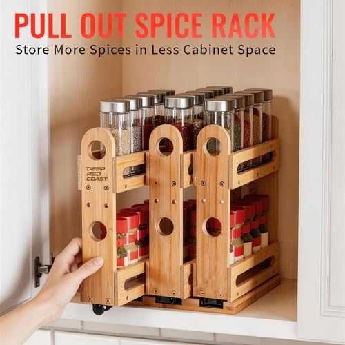 Pull Out Spice Rack Organizer for Cabinet