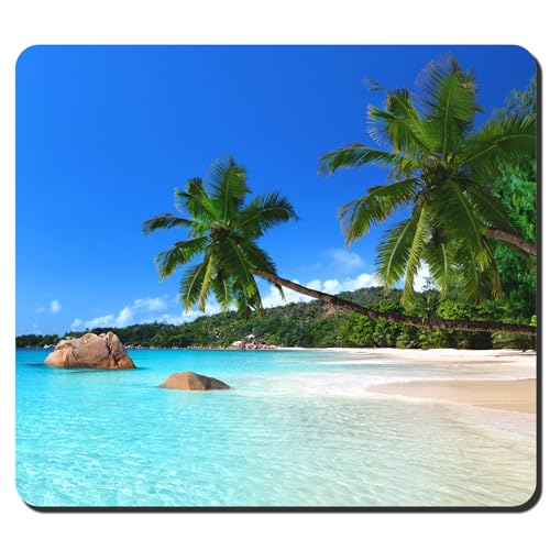 Dish Drying Mat for Kitchen Counter (Happy Beach / 16" x 18")