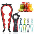 Jar Opener Bottle Opener for Weak Hands (New red)