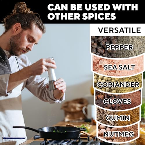 Manual Salt and Pepper Grinder Set of 2