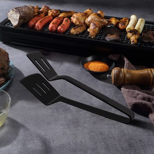 Silicone BBQ Tongs (1 Pack Black)