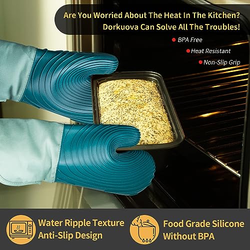 Silicone Oven Mitt Pack (Green)
