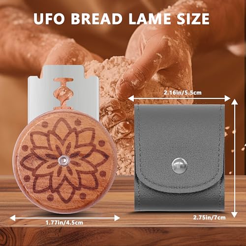 UFO Bread Lame Sourdough Scoring Tool Bread Scorer (A3-Dot flower)