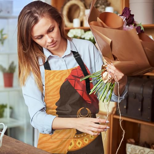 Apron with Pockets (African American Woman)