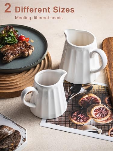 Ceramic Creamer Pitcher (17 Ounces / White)