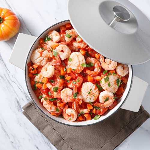 Eastholm 5 QT Enameled Cast Iron Dutch Oven (Grey (5qt Dutch))