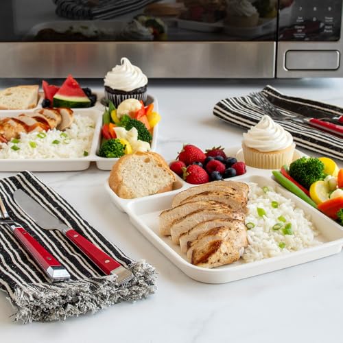 Divided Meal Tray (Divided Tray (2-Pack) / White)