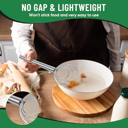 Danish Dough Whisk Stainless Steel for Sourdough Bread Baking (BXG-3Q-Whisk-Agttete)