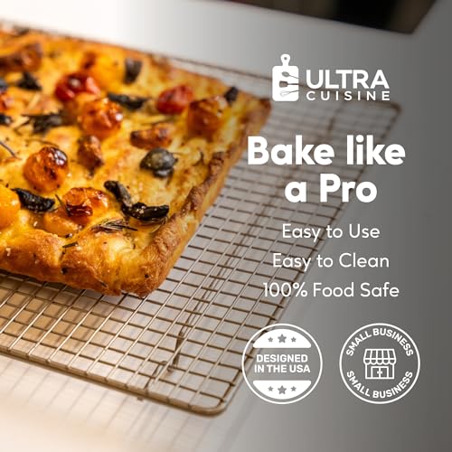 Durable Cooling Rack for Cooking and Baking (11.5" x 16.5" 1-Pack)