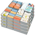 Drawer Organizer Clothes 18 Pack (Gray / 18 Pack)