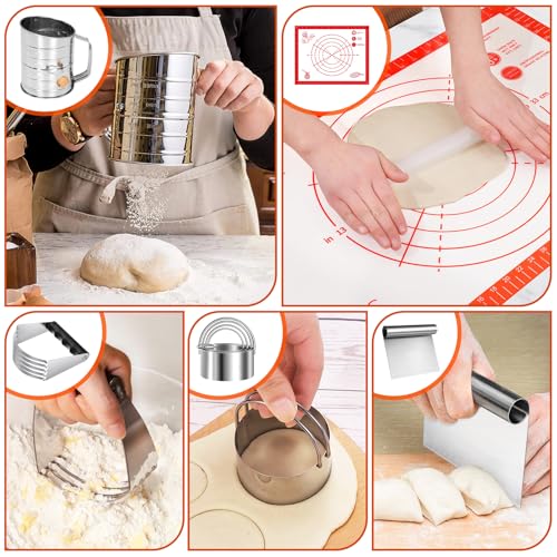 9PCS Stainless Steel Pastry Blender Set (9 Pcs Pastry Blender Set)