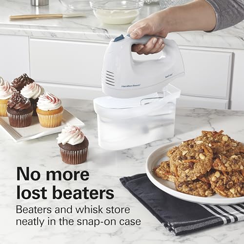 6 Speed Electric Hand Mixer With QuickBurst and Bowl Rest (Traditional Beaters)