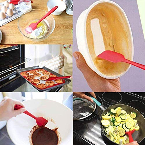 EastDeals Silicone Kitchen Utensils Set (Red)