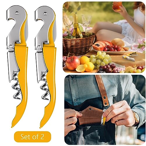 2 Pack Wine Opener (Yellow)