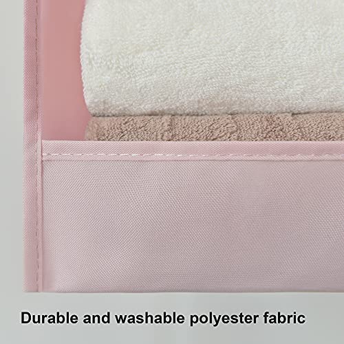 3 Shelf Hanging Closet Organizer (3-shelf Pink / 2-Pack)