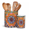 7.3"+5.5" Utensil Holder (Regal Bloom)