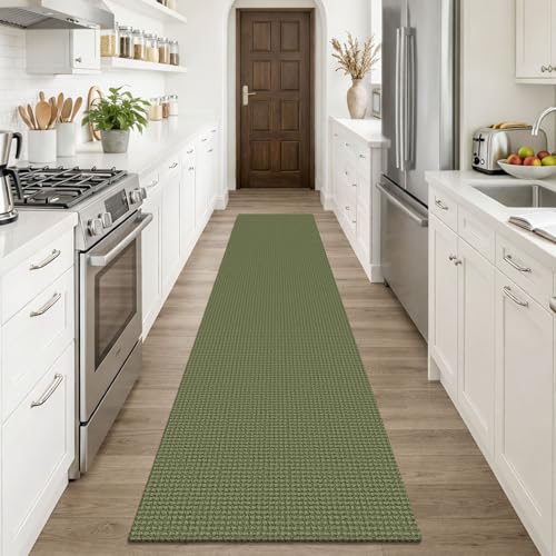 Runners Rugs for Hallway 2x10 (Olive Green/Earthy Green / 2' x 10' (Runner))
