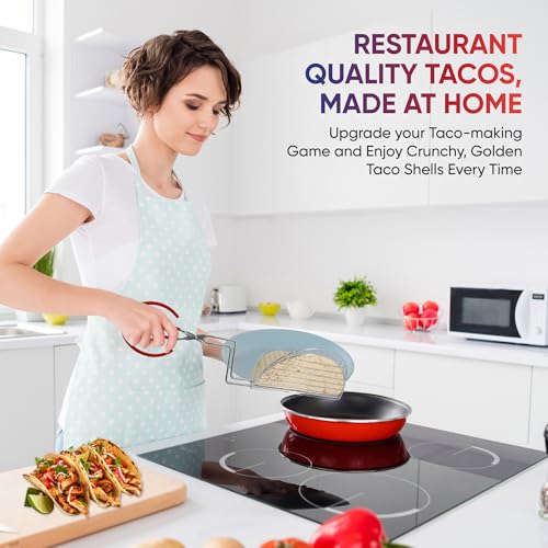 Taco Shell Tongs for Frying by StarBlue (8 Inch 1 Unit)
