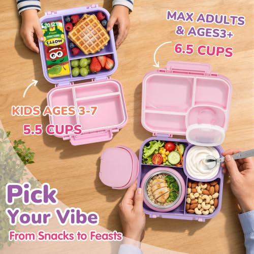 Bento Box for Kids (Purple Pink)