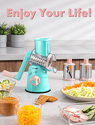 Rotary Cheese Grater (Tiffany / 3 Blades)