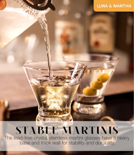 Martini Glasses Set of 6 (Set of 6-8oz)