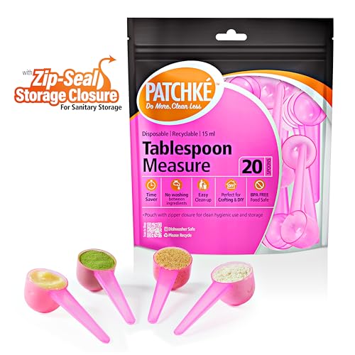 40 Pack Plastic Measuring Spoons Set