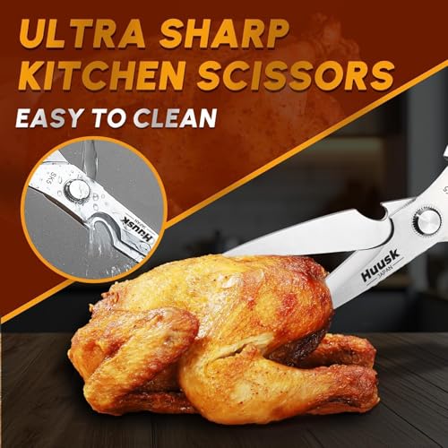 Kitchen Scissors for Food (Silver)