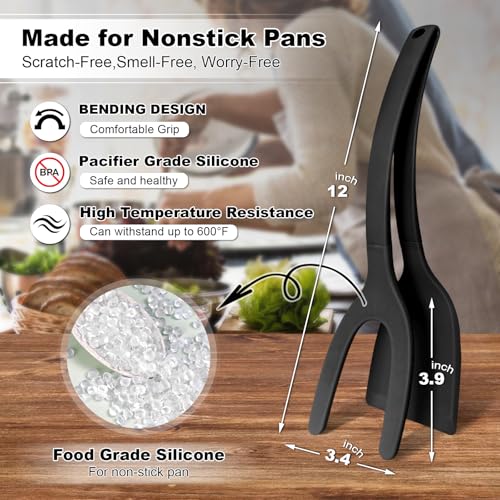 Silicone Spatulas (Black)