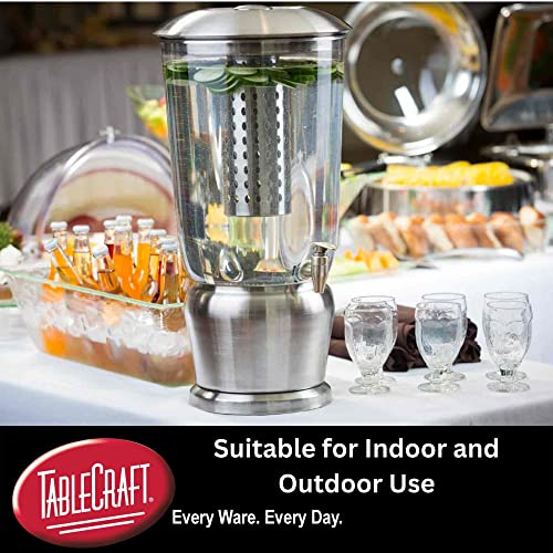 85 Large 5 Gallon Drink Dispenser with Fruit Infuser & Stand