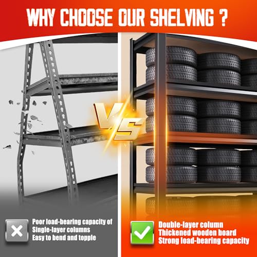 Garage Shelving (MDF/46"Wx20"Dx78"H)