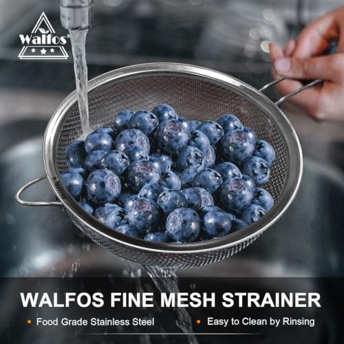 Fine Mesh Strainer Set of 3 (2.7", 4.6", 7" (3pcs))