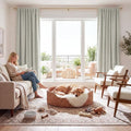 Greige 100% Blackout Curtains 102 inches Long for Living Room (Greige / 52"W x 102"L (Pack of 2))