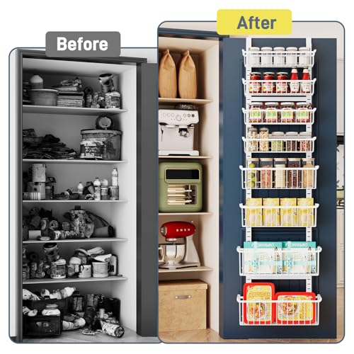 Over The Door Pantry Organizer (White)