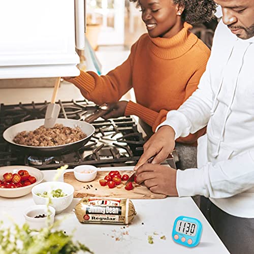 Digital Kitchen Timers for Cooking (Blue)