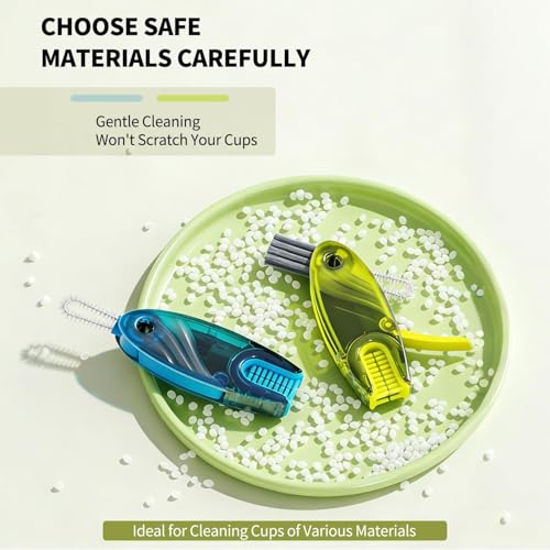 3 in 1 Cup Lid Gap Cleaning Brush Set (Mixed Colors)